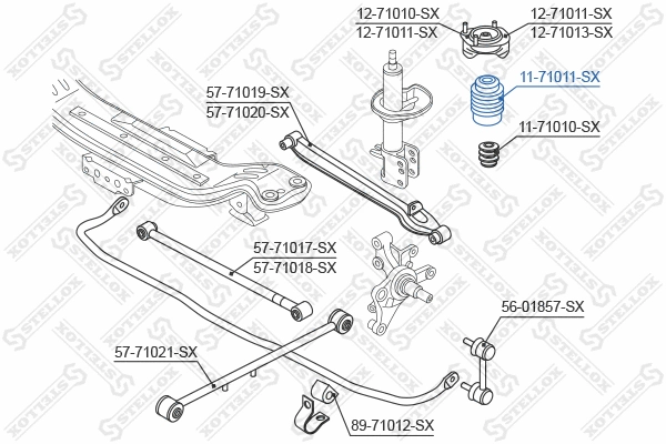Protective Cap/Bellow, shock absorber