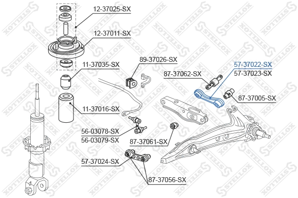 Control/Trailing Arm, wheel suspension