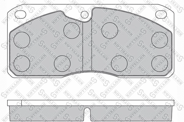 Brake Pad Set, disc brake (85-01431-SX)