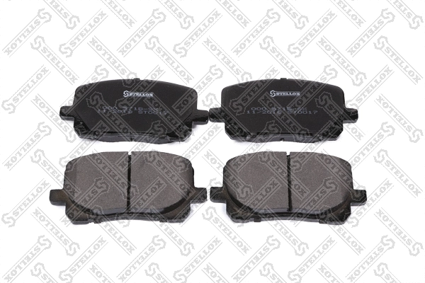 Brake Pad Set, disc brake (000 571B-SX)