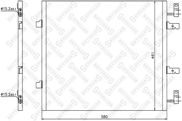 Condenser, air conditioning (10-45666-SX)
