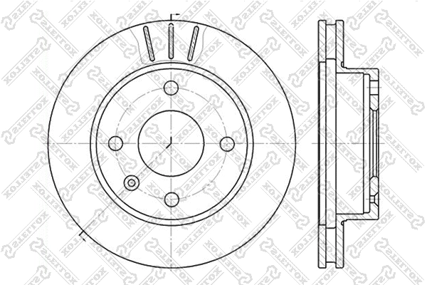 Brake Disc (6020-2514V-SX)