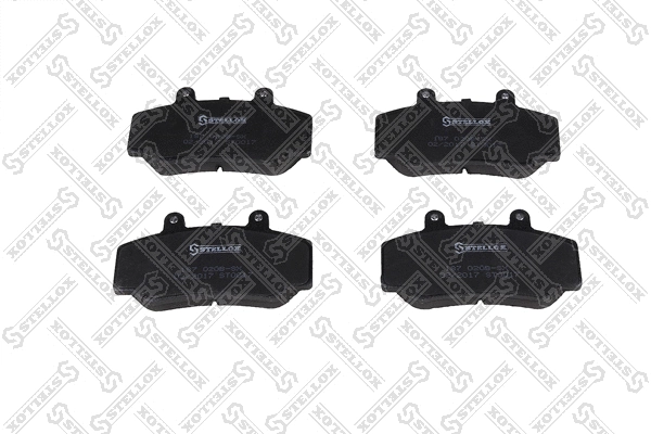 Brake Pad Set, disc brake (187 020B-SX)