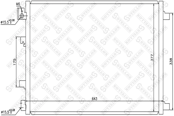 Condenser, air conditioning (10-45484-SX)