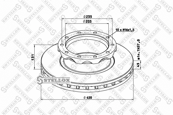 Brake Disc (85-00752-SX)