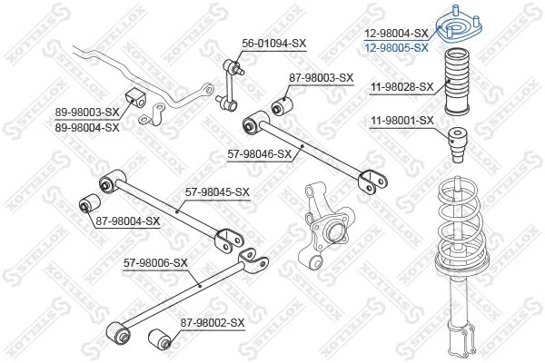 Suspension Strut Support Mount