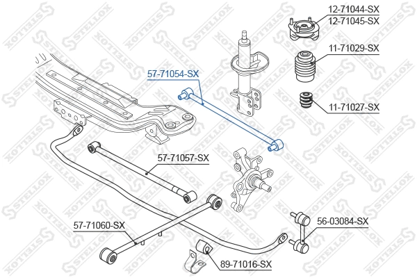 Rod/Strut, wheel suspension