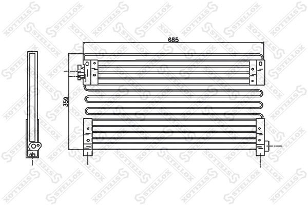 Condenser, air conditioning (87-39104-SX)