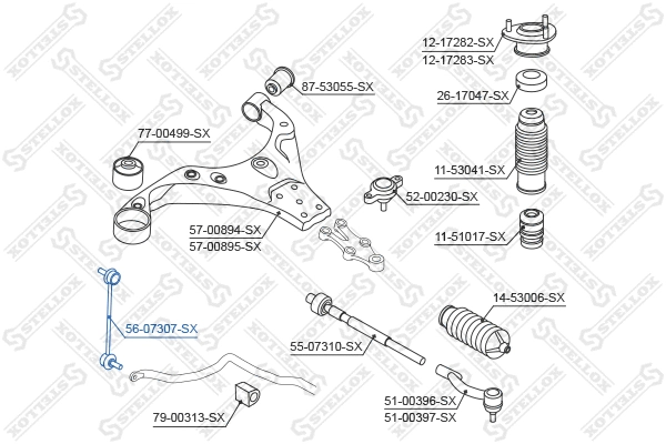 Link/Coupling Rod, stabiliser bar