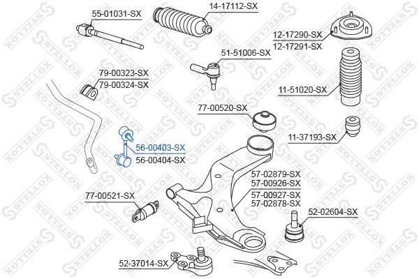 Link/Coupling Rod, stabiliser bar
