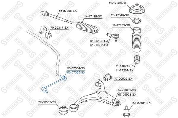 Link/Coupling Rod, stabiliser bar
