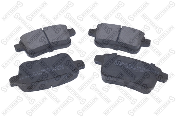 Brake Pad Set, disc brake (000 059-SX)