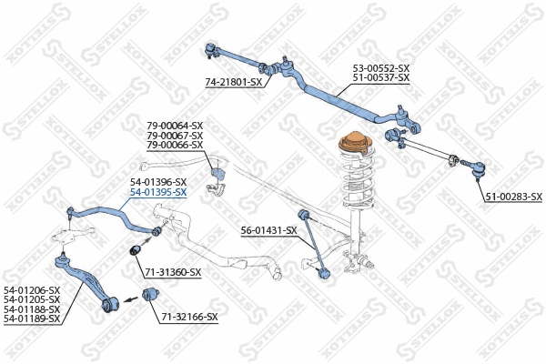 Control/Trailing Arm, wheel suspension