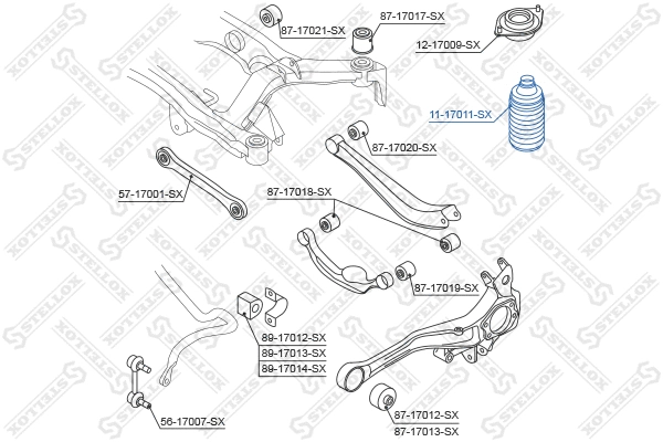 Protective Cap/Bellow, shock absorber
