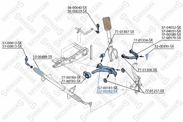 Control/Trailing Arm, wheel suspension