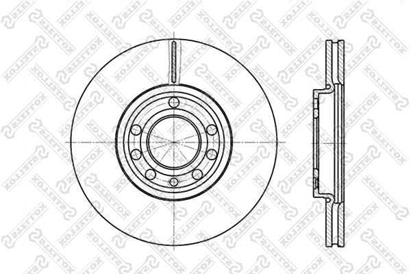 Brake Disc (6020-3645V-SX)