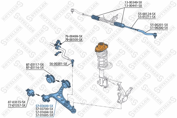 Control/Trailing Arm, wheel suspension