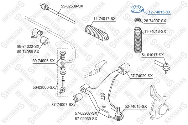 Suspension Strut Support Mount