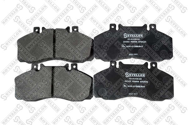 Brake Pad Set, disc brake (85-01436-SX)