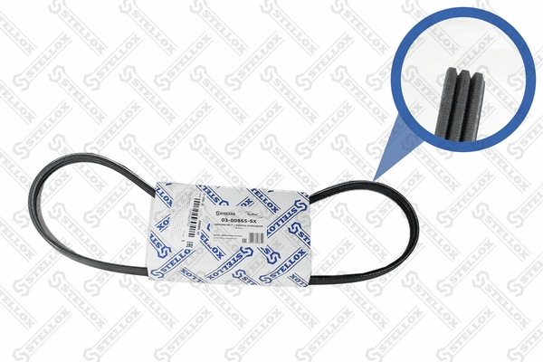 V-Ribbed Belt (03-00865-SX)