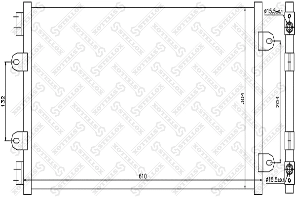 Condenser, air conditioning (10-45090-SX)