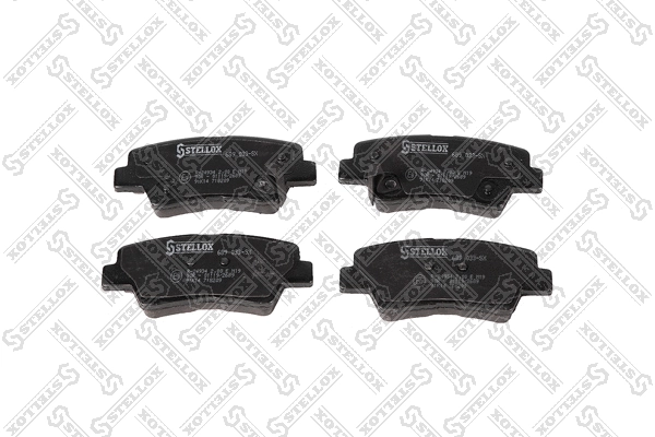 Brake Pad Set, disc brake (689 033-SX)