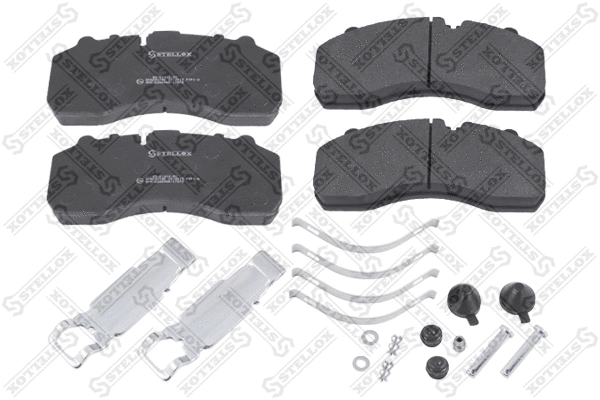 Brake Pad Set, disc brake (85-01412-SX)