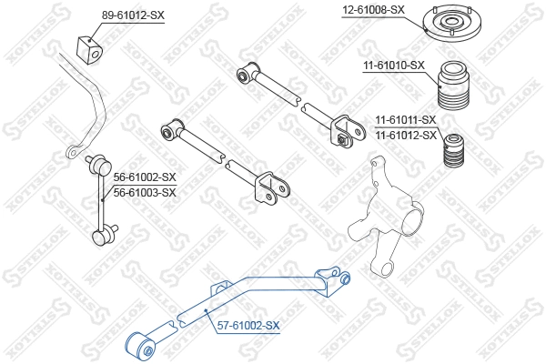 Control/Trailing Arm, wheel suspension