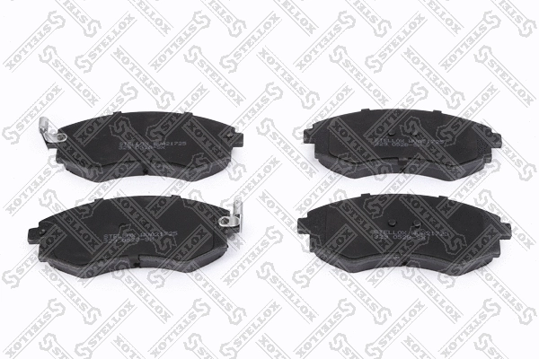Brake Pad Set, disc brake (329 052B-SX)