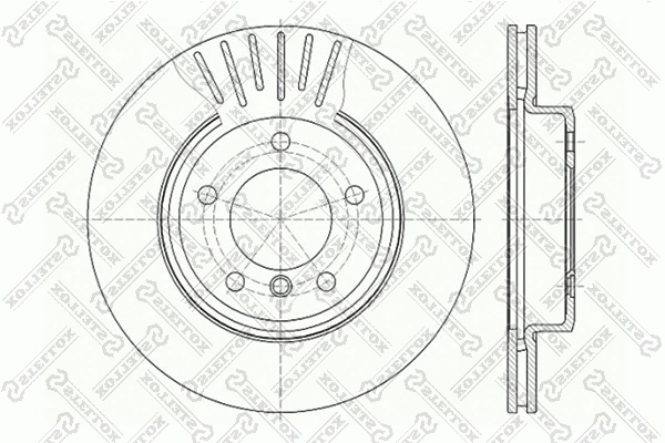 Brake Disc (6020-1540V-SX)