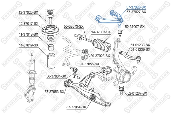 Control/Trailing Arm, wheel suspension