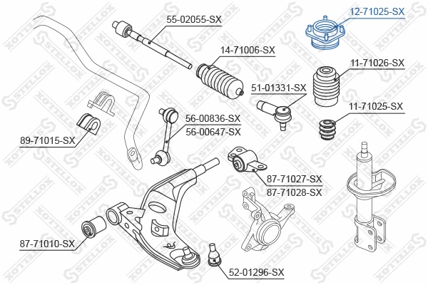 Suspension Strut Support Mount