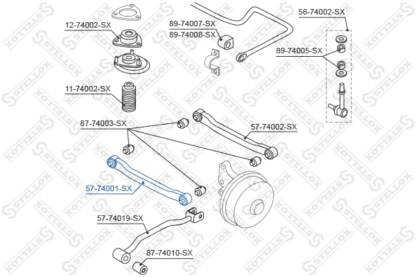 Rod/Strut, wheel suspension