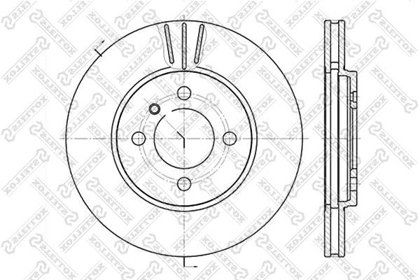Brake Disc (6020-1509V-SX)