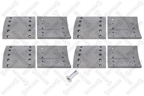 Brake Lining Kit, drum brake (85-01075-SX)