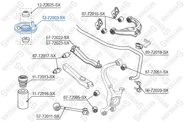 Suspension Strut Support Mount
