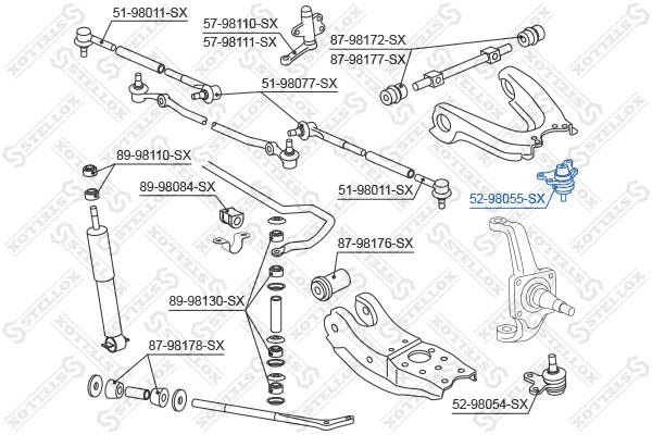 Ball Joint (52-98055-SX)