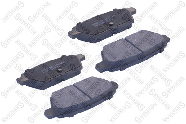 Brake Pad Set, disc brake (000 057-SX)