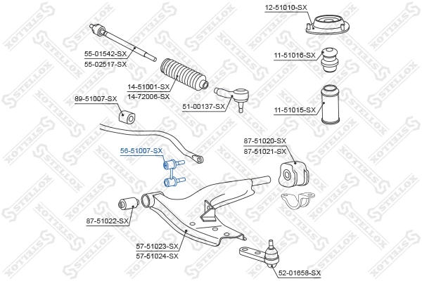Link/Coupling Rod, stabiliser bar
