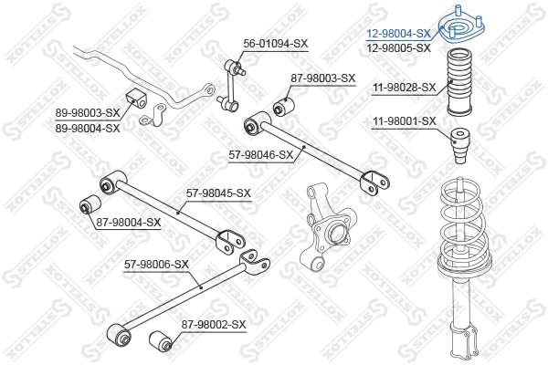 Suspension Strut Support Mount