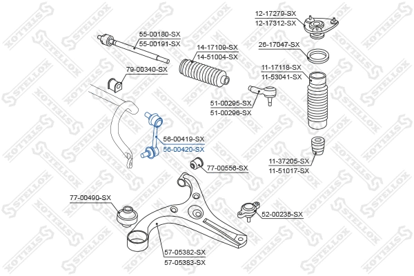 Link/Coupling Rod, stabiliser bar