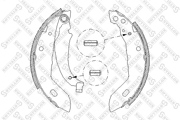 Brake Shoe Set (094 100-SX)