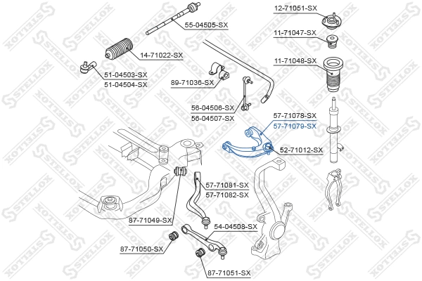 Control/Trailing Arm, wheel suspension