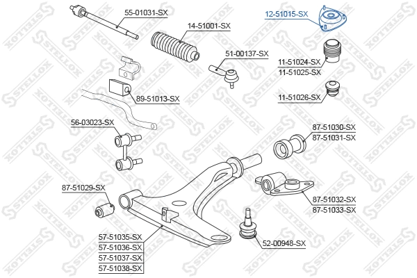 Suspension Strut Support Mount