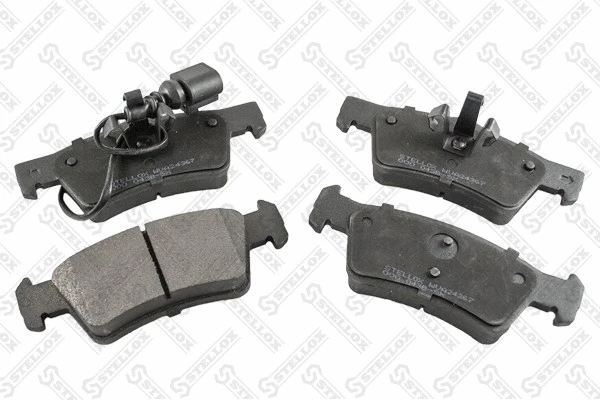Brake Pad Set, disc brake (000 043B-SX)