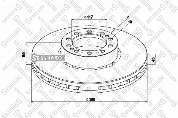 Brake Disc (85-00818-SX)