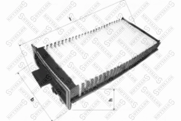 Filter, cabin air (71-10175-SX)