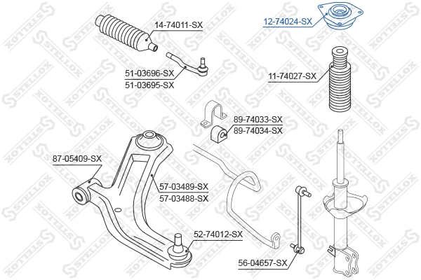Suspension Strut Support Mount