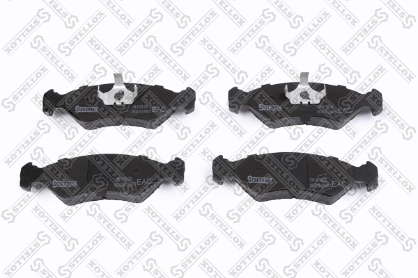 Brake Pad Set, disc brake (296 015B-SX)