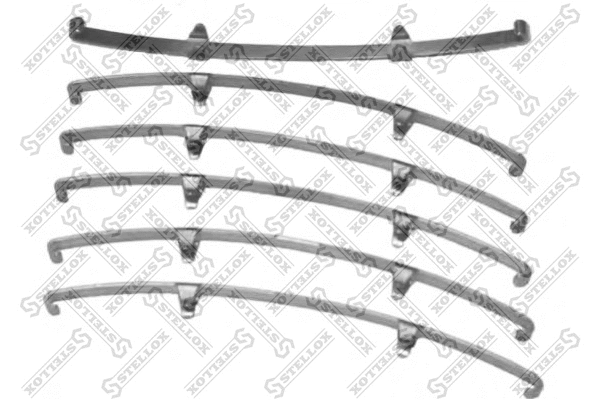 Brake Pad Set, disc brake (85-01447-SX)